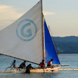 sailing boracay evening